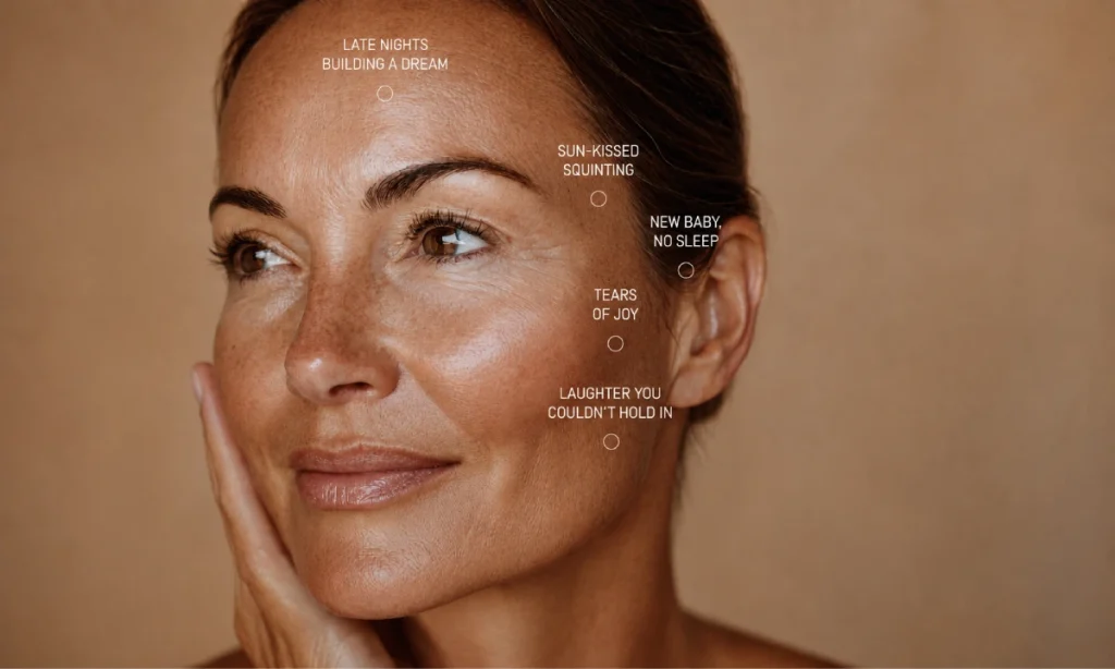 Determining full-face Botox injection points