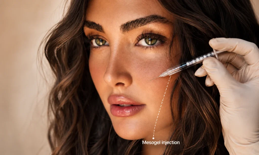 mesogel injection